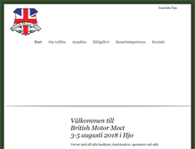 Tablet Screenshot of britishmotormeet.se